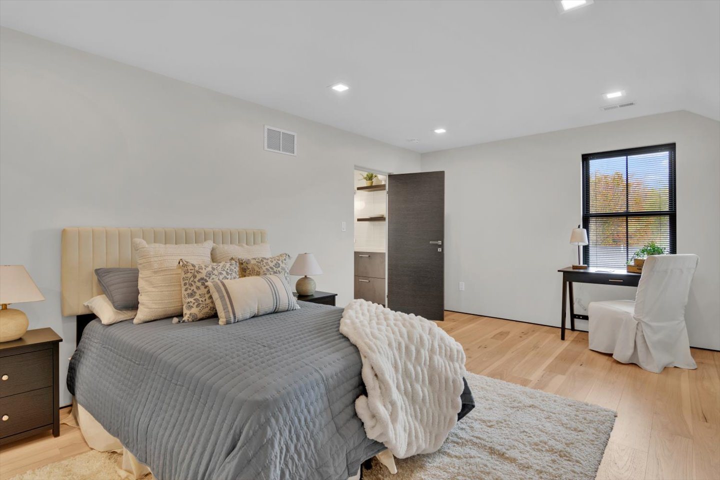 Guest Suite Bedroom Staged